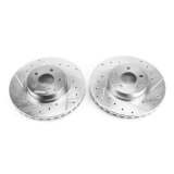 Power Stop 2014 Mercedes-Benz C300 Front Evolution Drilled & Slotted Rotors - Pair thumbnail 2