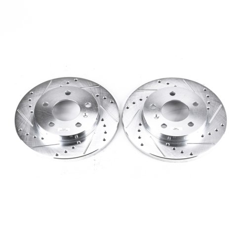 Power Stop 05-09 Buick Allure Rear Evolution Drilled & Slotted Rotors - Pair thumbnail 1