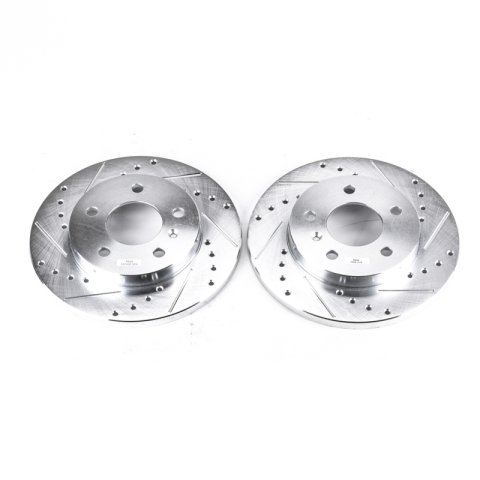 Power Stop 05-09 Buick Allure Rear Evolution Drilled & Slotted Rotors - Pair thumbnail 2