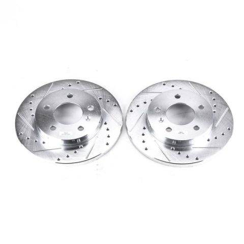 Power Stop 05-09 Buick Allure Rear Evolution Drilled & Slotted Rotors - Pair thumbnail 3
