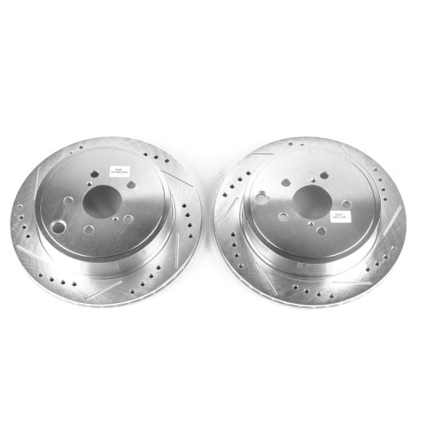 Power Stop 13-16 Scion FR-S Rear Evolution Drilled & Slotted Rotors - Pair thumbnail 1