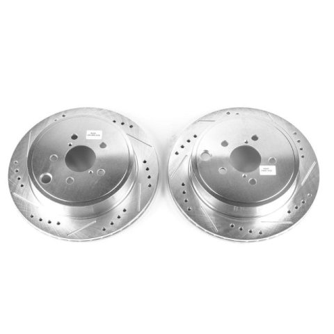 Power Stop 13-16 Scion FR-S Rear Evolution Drilled & Slotted Rotors - Pair thumbnail 3