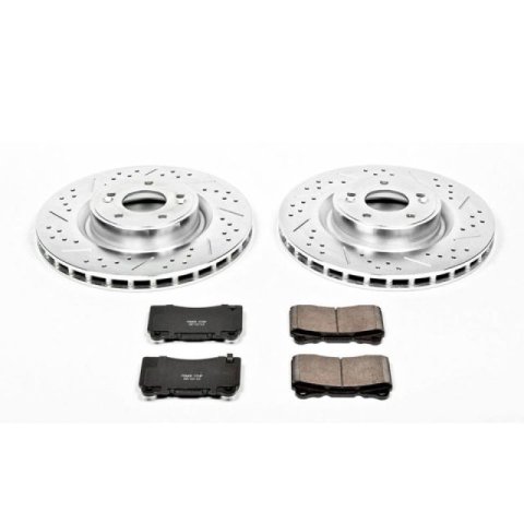 Power Stop 10-16 Hyundai Genesis Coupe Front Z23 Evolution Sport Brake Kit thumbnail 1