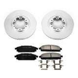 Power Stop 97-03 Infiniti QX4 Front Z17 Evolution Geomet Coated Brake Kit thumbnail 1