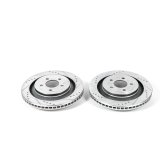 Power Stop 15-19 Ford Mustang Rear Evolution Drilled & Slotted Rotors - Pair thumbnail 2