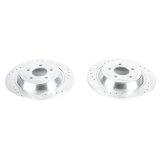 Power Stop 15-19 Ford Mustang Rear Evolution Drilled & Slotted Rotors - Pair thumbnail 2