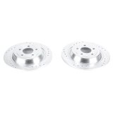 Power Stop 15-19 Ford Mustang Rear Evolution Drilled & Slotted Rotors - Pair thumbnail 3
