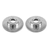 Power Stop 03-05 Land Rover Range Rover Front Evolution Drilled & Slotted Rotors - Pair thumbnail 2