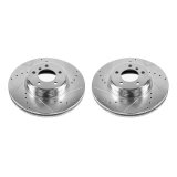Power Stop 03-05 Land Rover Range Rover Front Evolution Drilled & Slotted Rotors - Pair thumbnail 3