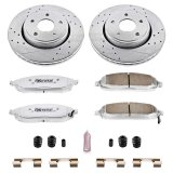 Power Stop 06-10 Jeep Commander Front Z26 Street Warrior Brake Kit thumbnail 1