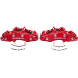 Power Stop 06-13 Chevrolet Corvette Front Red Calipers - Pair thumbnail 1