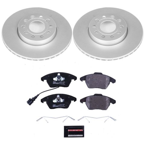 Power Stop 10-12 Audi A3 Front Euro-Stop Brake Kit thumbnail 1