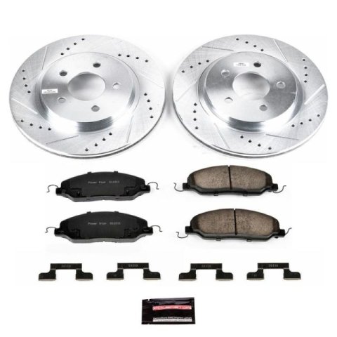 Power Stop 05-11 Ford Mustang Rear Z23 Evolution Sport Brake Kit thumbnail 1