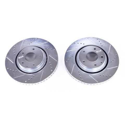 Power Stop 2018 Mazda CX-5 Front Evolution Drilled & Slotted Rotors - Pair thumbnail 2