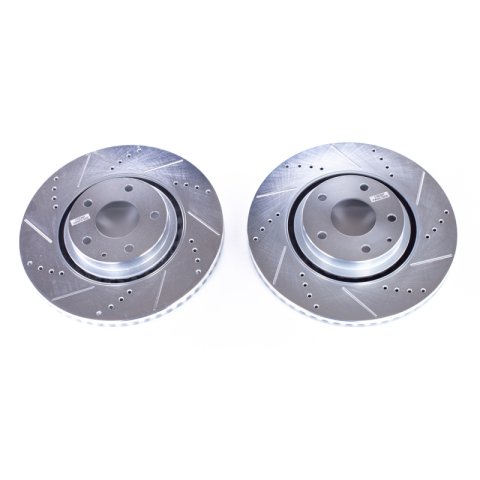 Power Stop 2018 Mazda CX-5 Front Evolution Drilled & Slotted Rotors - Pair thumbnail 9