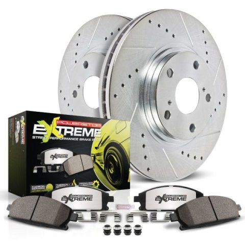 Power Stop 11-17 BMW X3 Rear Z26 Street Warrior Brake Kit thumbnail 2