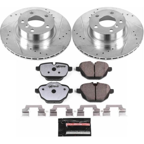 Power Stop 11-17 BMW X3 Rear Z26 Street Warrior Brake Kit thumbnail 5