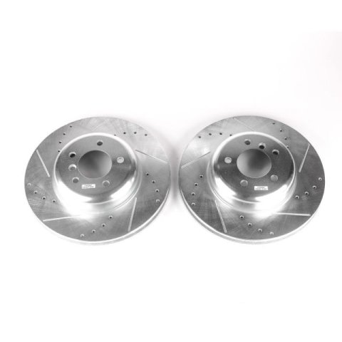 Power Stop 08-10 BMW 535i Front Evolution Drilled & Slotted Rotors - Pair thumbnail 3