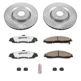 Power Stop 06-09 Cadillac XLR Front Z26 Street Warrior Brake Kit thumbnail 1