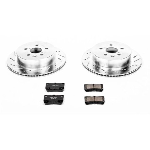 Power Stop 2006 Lexus GS300 Rear Z23 Evolution Sport Brake Kit thumbnail 1