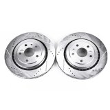 Power Stop 16-18 Cadillac ATS Rear Evolution Drilled & Slotted Rotors - Pair thumbnail 2