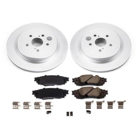 Power Stop 16-18 Lexus RX350 Rear Z17 Evolution Geomet Coated Brake Kit thumbnail 1