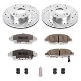 Power Stop 06-11 Honda Civic Front Z26 Street Warrior Brake Kit thumbnail 1