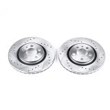 Power Stop 98-06 Volkswagen Beetle Front Evolution Drilled & Slotted Rotors - Pair thumbnail 1