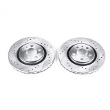 Power Stop 98-06 Volkswagen Beetle Front Evolution Drilled & Slotted Rotors - Pair thumbnail 2