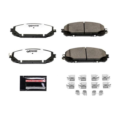 Power Stop 14-15 Jeep Cherokee Front Z36 Truck & Tow Brake Pads w/Hardware thumbnail 3