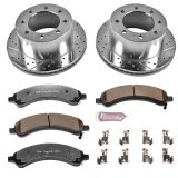 Power Stop 03-08 Chevrolet Express 3500 Rear Z36 Truck & Tow Brake Kit thumbnail 1