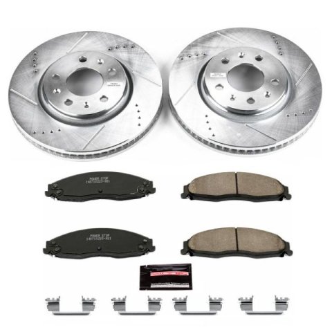 Power Stop 03-05 Cadillac CTS Front Z23 Evolution Sport Brake Kit thumbnail 1