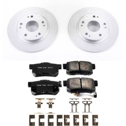 Power Stop 11-15 Honda CR-Z Rear Z17 Evolution Geomet Coated Brake Kit thumbnail 1