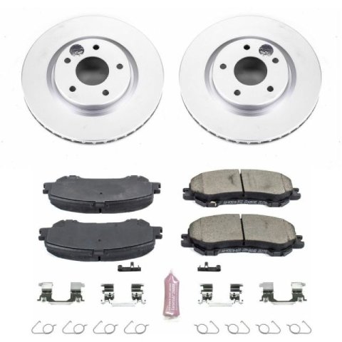 Power Stop 14-19 Nissan Rogue Front Z17 Evolution Geomet Coated Brake Kit thumbnail 1