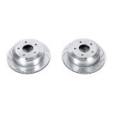 Power Stop 05-06 Pontiac GTO Rear Evolution Drilled & Slotted Rotors - Pair thumbnail 1