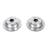 Power Stop 05-06 Pontiac GTO Rear Evolution Drilled & Slotted Rotors - Pair thumbnail 2