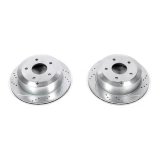 Power Stop 05-06 Pontiac GTO Rear Evolution Drilled & Slotted Rotors - Pair thumbnail 3