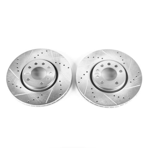 Power Stop 03-11 Saab 9-3 Front Evolution Drilled & Slotted Rotors - Pair thumbnail 3