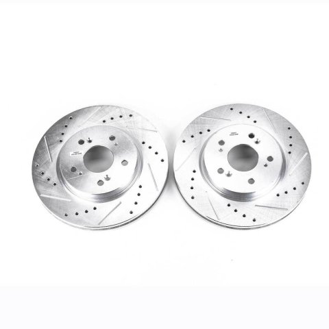 Power Stop 07-12 Acura RDX Front Evolution Drilled & Slotted Rotors - Pair thumbnail 2