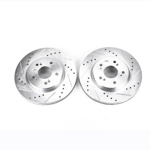 Power Stop 07-12 Acura RDX Front Evolution Drilled & Slotted Rotors - Pair thumbnail 3