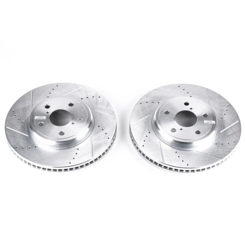 Power Stop 01-06 Lexus LS430 Front Evolution Drilled & Slotted Rotors - Pair thumbnail 2
