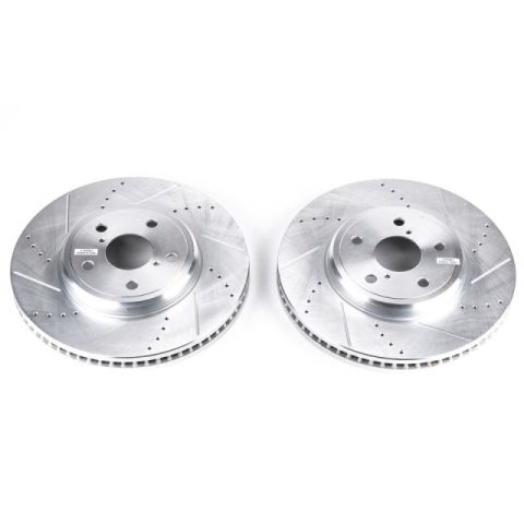 Power Stop 01-06 Lexus LS430 Front Evolution Drilled & Slotted Rotors - Pair thumbnail 3