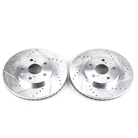 Power Stop 2002 Lexus ES300 Front Evolution Drilled & Slotted Rotors - Pair thumbnail 2