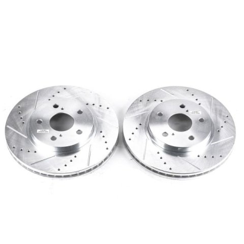 Power Stop 2002 Lexus ES300 Front Evolution Drilled & Slotted Rotors - Pair thumbnail 3