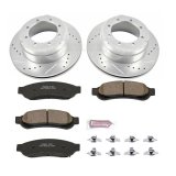 Power Stop 10-12 Ford F-350 Super Duty Rear Z23 Evolution Sport Brake Kit thumbnail 1