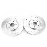 Power Stop 04-06 Mercedes-Benz E500 Front Evolution Drilled & Slotted Rotors - Pair thumbnail 3