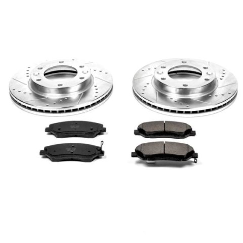 Power Stop 07-08 Hyundai Entourage Front Z23 Evolution Sport Brake Kit thumbnail 1