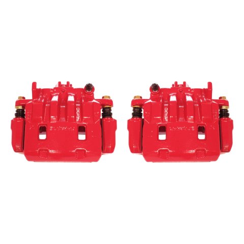 Power Stop 13-16 Scion FR-S Front Red Calipers w/Brackets - Pair thumbnail 1