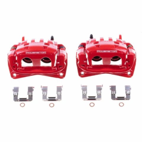 Power Stop 13-16 Scion FR-S Front Red Calipers w/Brackets - Pair thumbnail 2
