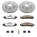 Power Stop 05-07 Cadillac XLR Front Z26 Street Warrior Brake Kit thumbnail 1